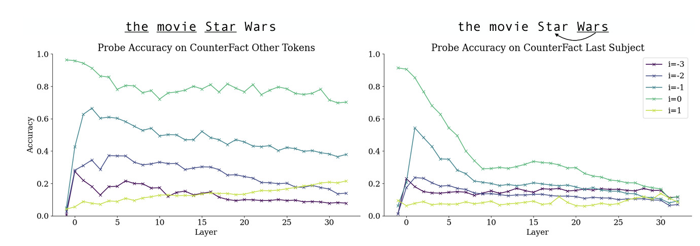 Token Erasure as a Footprint of Implicit Vocabulary Items in LLMs